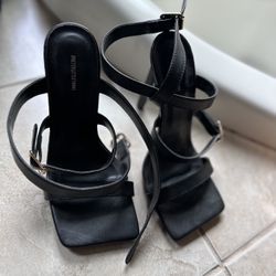 Black Sandal Heels So 5