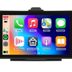 Podofo Portable Car Stereo Wireless Carplay Android Auto