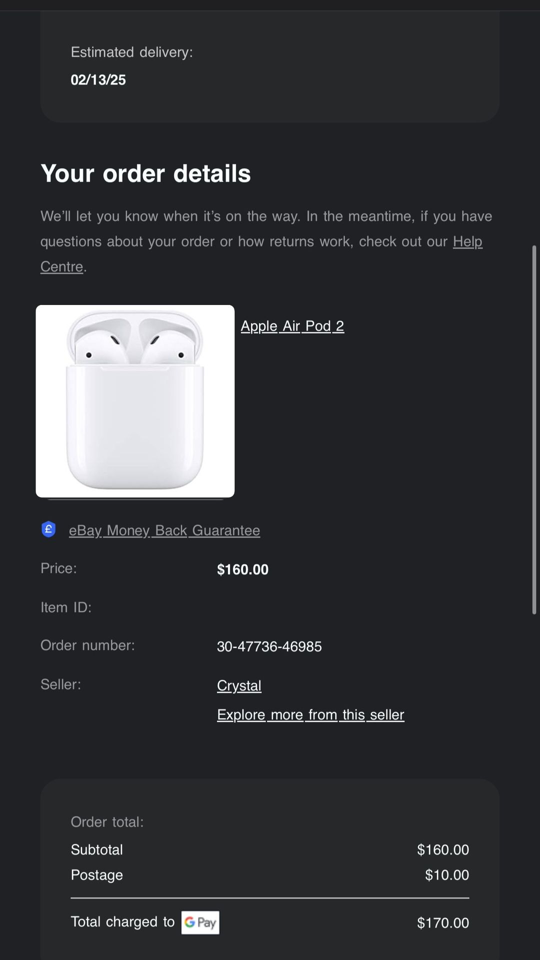 Apple Air pod 2