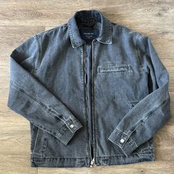 Abercrombie & Fitch Gray Workwear Jacket