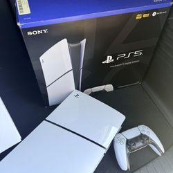 Sony PlayStation 5 Digital Edition PS5 console with controller