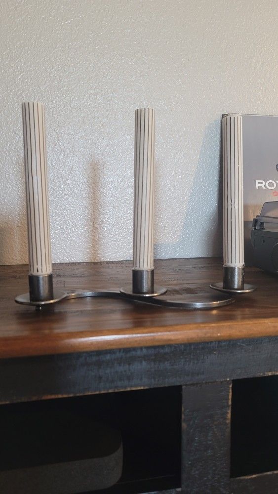 Iron / Pewter Candle Holder