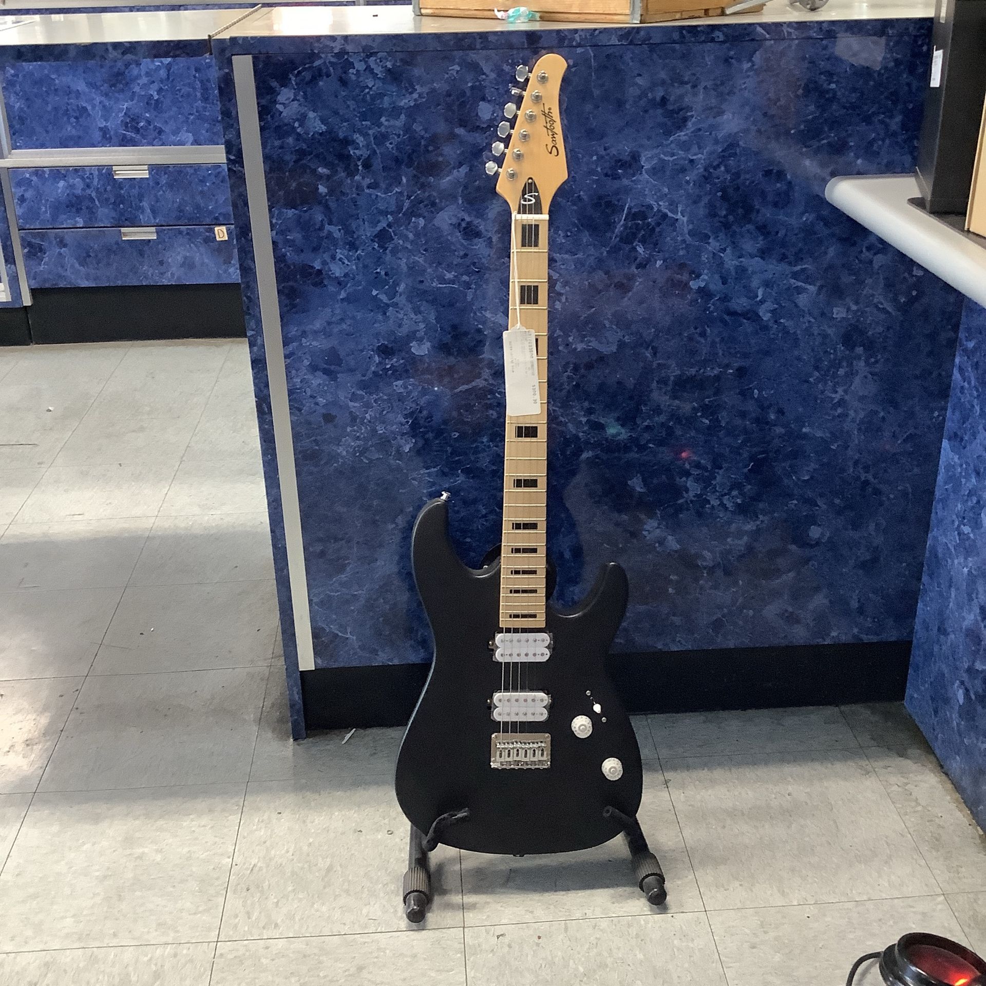 Sawtooth ST-M24 Electric Guitar Satin Black Batio series
