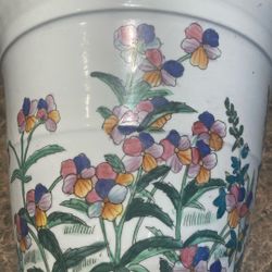 Gorgeous hand painted ceramic pot