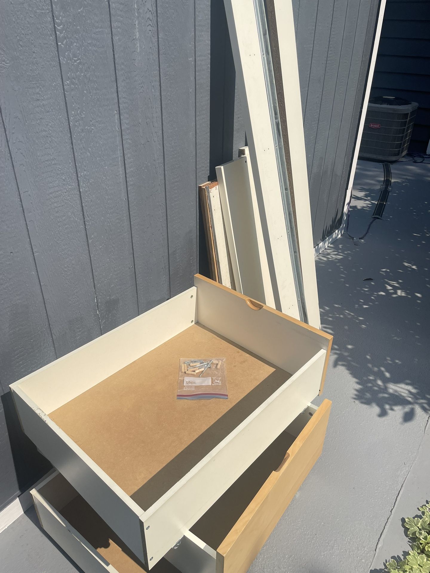Twin IKEA Bed with Pullout Drawer Storage And 2 Year Old Mattress