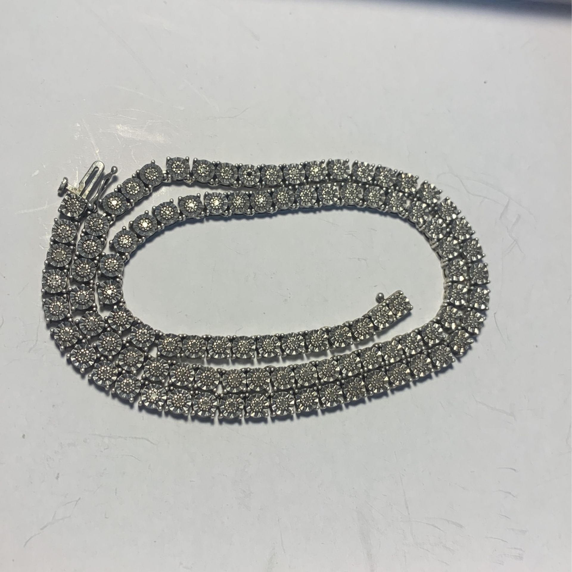 Flawless Diamond Tennis Chain