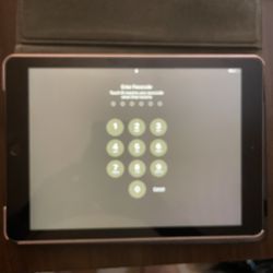 Locked iPad. 