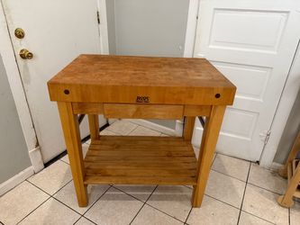 Boos Butcher block table