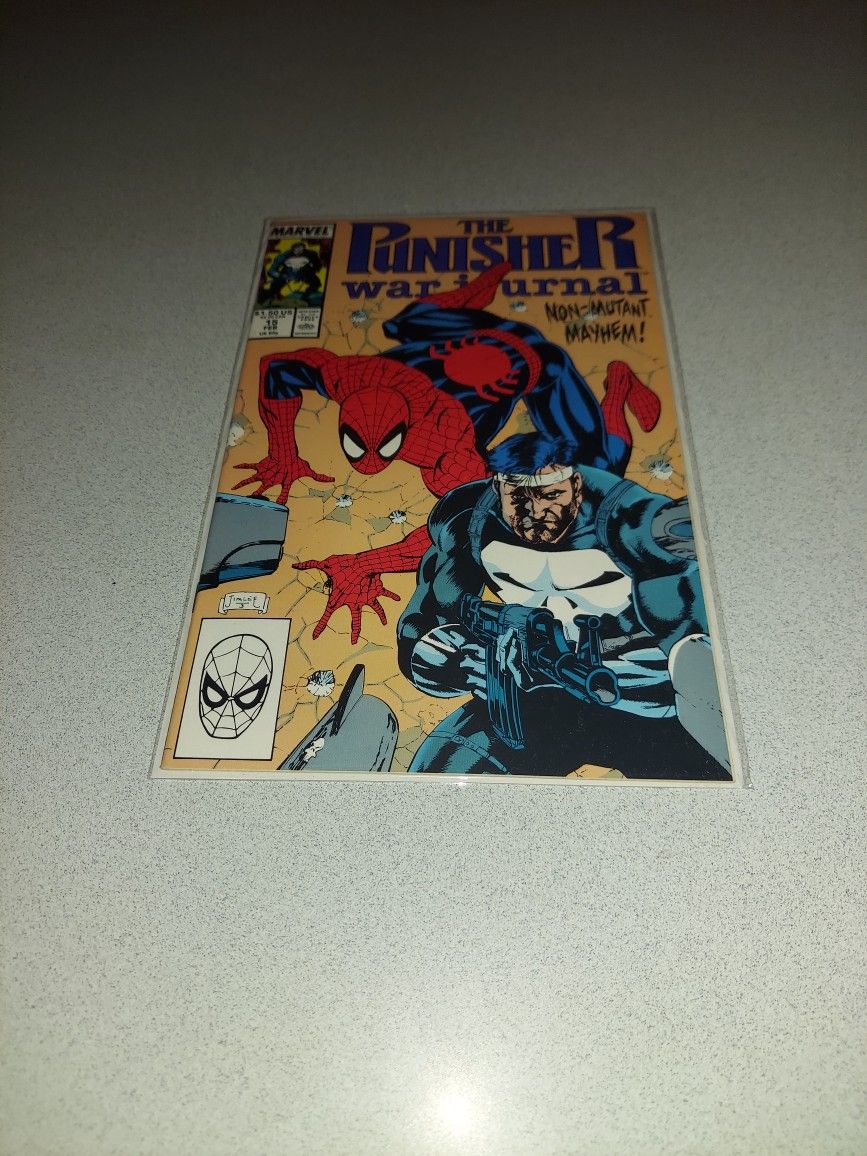 1990 THE PUNISHER WAR JOURNAL #15 COMIC BAGGED AND BOARDED