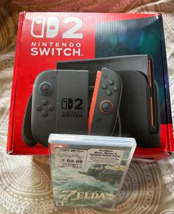 Nintendo switch 2 with brand new game and more