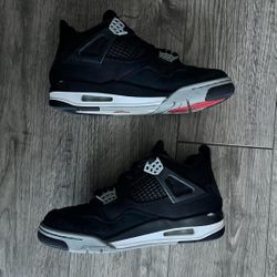 Jordan 4 Black Canvas 