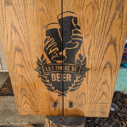 Custom-Made Wall Mount Dart Board Cabinet Heavy Duty 