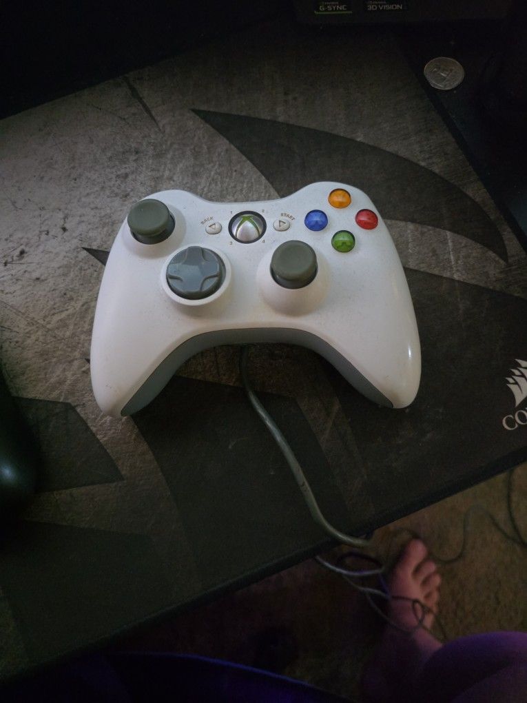Used Wired Xbox 360 Controller
