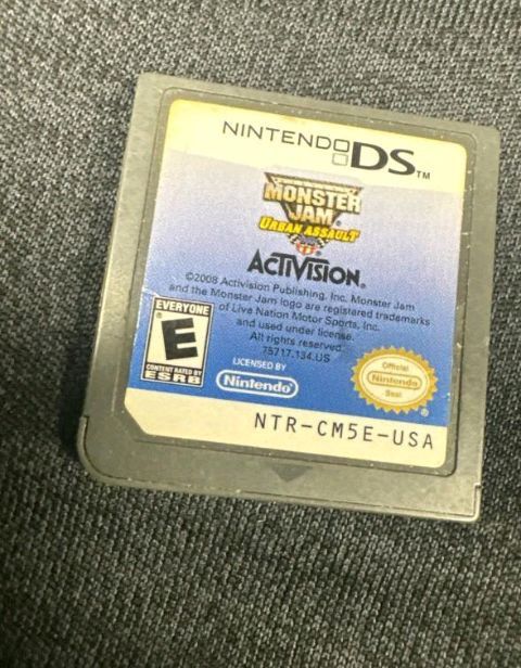 Nintendo DS Monster Jam Urban Assault Original Game Only
