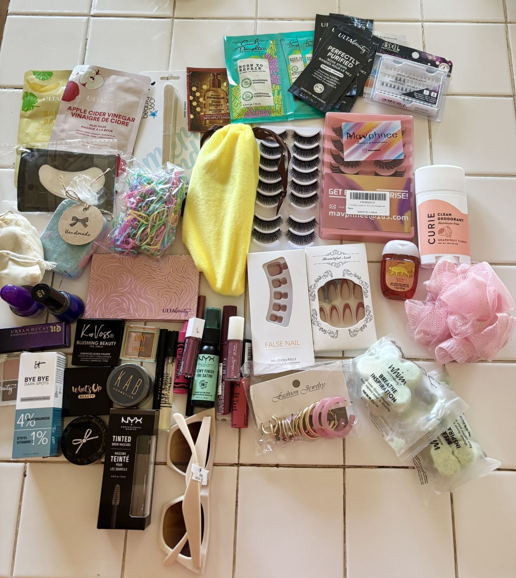 Beauty Bundle - Makeup, Nails, Eyelashes, Bath & Body, Hair, Jewelry, Perfume