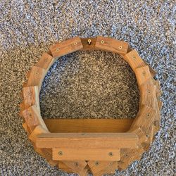 Wood Wall Planter