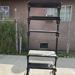 Iron Shelf Unit Open Storage.