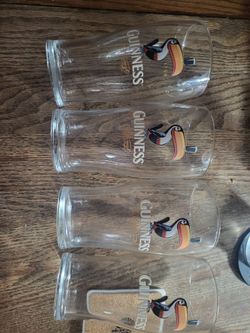Guinness pint glasses