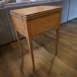 Antique sewing machine table