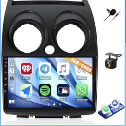 4G+64G Car Radio for Nissan Rogue 2008-2013 with Wireless CarPlay Android Auto, 9" 1280 * 720 Touchscreen Radio Android 15 Car Stereo Bluetooth 5.0 32
