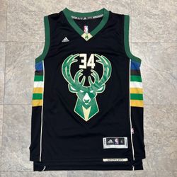 Milwaukee Bucks Giannis Antetokounmpo #34 Adidas Stitched Black NBA Jersey