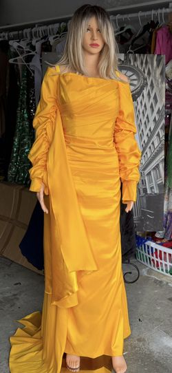 Woman Dress Yellow Size 12 