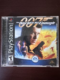 007: The World is not Enough for PlayStation 1 with manual