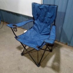 Portable Folding Chair With Police Logo