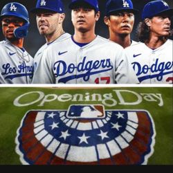 Opening Day, Dodger Stadium, Two Tickets Available. $450 each Tickets “ A Holder