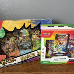 Pokemon Ascended Heroes First Partners Deluxe Pin Collection And First Partner Illustration Collection (Series 1) 