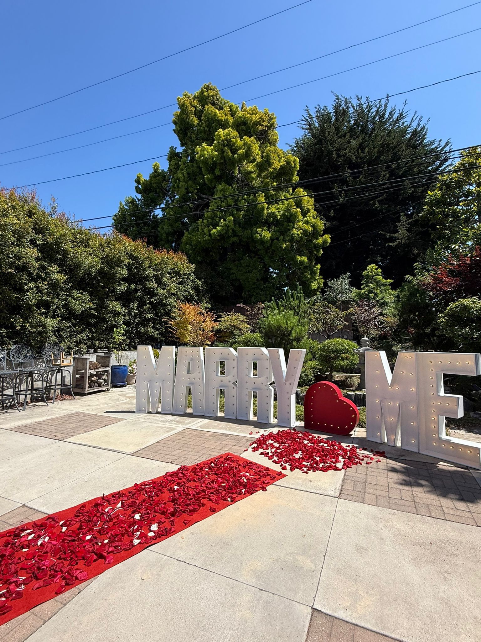 MARRY ME WEDDING PROPOSAL HEART