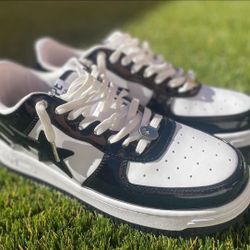  A Bathing Ape Bape Sta Low Black