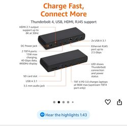 Thunderbolt4/USB4 Pro Docking Station