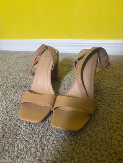 A New Day Nude Block Heel Sandals