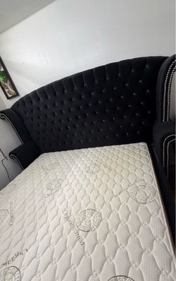 Black Eastern King Size Bed