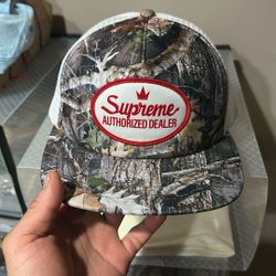 Supreme Authorized Mesh Back 5- Panel (SS25) Camo - SS25
