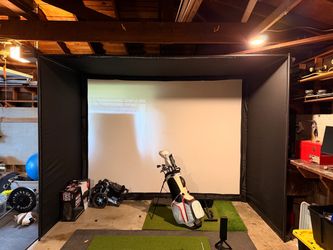 Go Sports 10x8 foot enclosure and impact screen