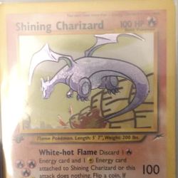 Shinning Charizard first edition