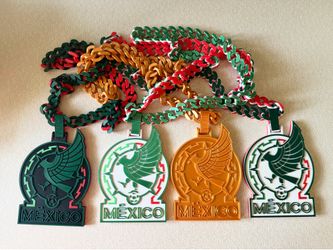 World Cup hype chains and trophy Mexico Mundial