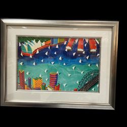 IAN TREMEWEN-"SYDNEY SAILS Signed Lithograph 108/195