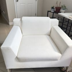 2 White Couches 