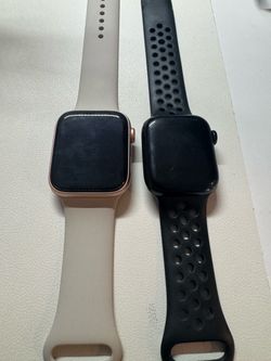 Two Apple Watches, SE 1st Gen and Series 8