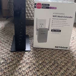 Modem And Wifi Router 