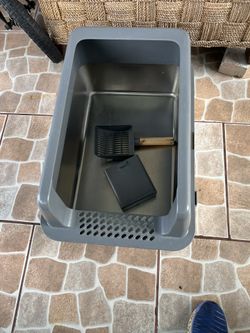 Stainless Steel Cat Litter Box