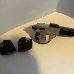 Vintage TP 110 Label Maker 3/8" Tape Printer Com-Tech Faux Marble