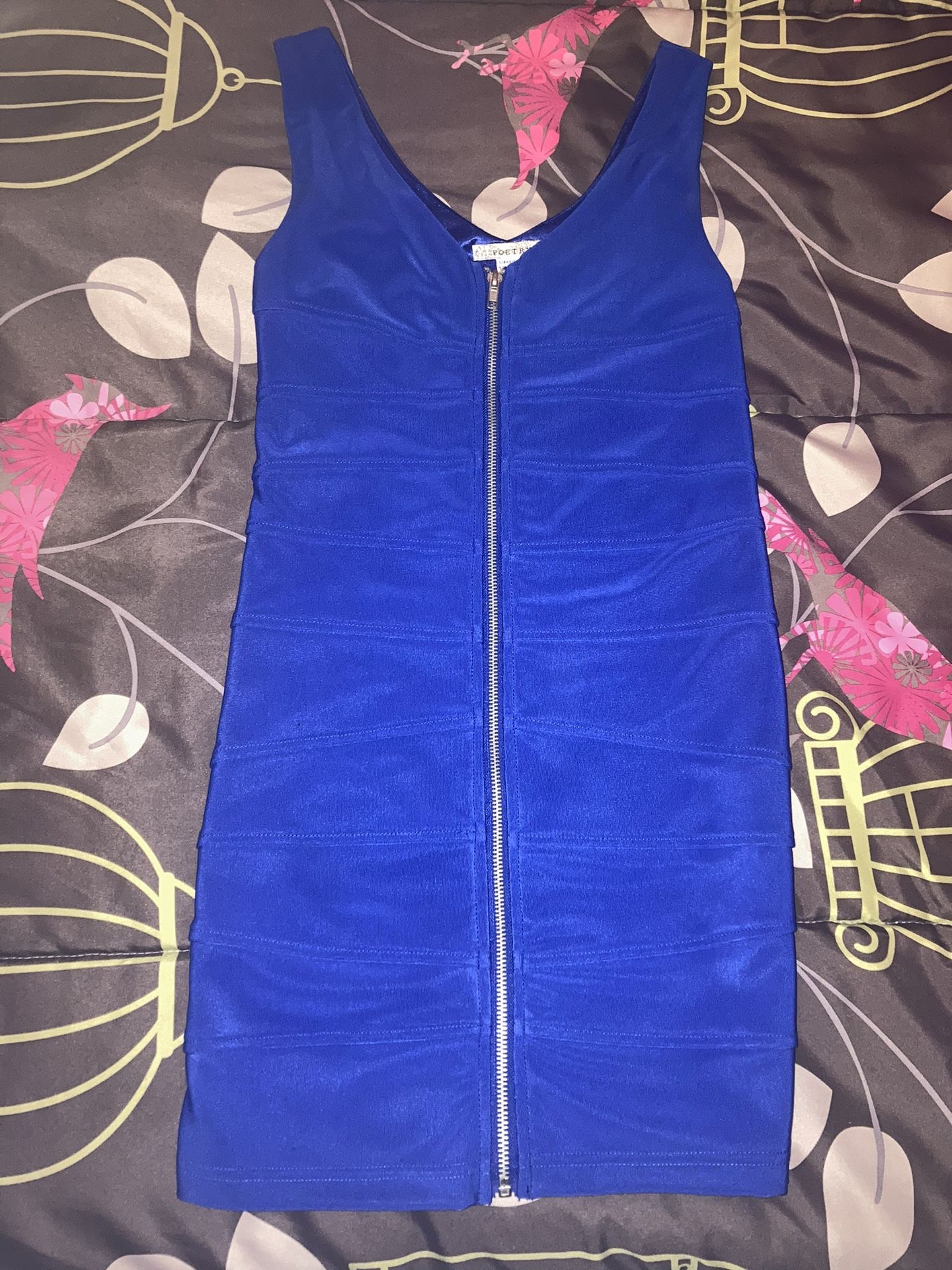 Blue Bodycon Dress