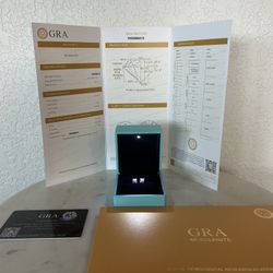 Silver Moissanite Earrings 0.5ct / 5.0mm (Sterling Silver)