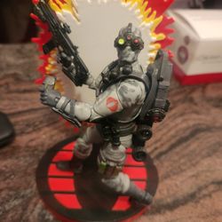 GI JOE FIGURE STAND AND BACKGRPUND