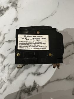 Square D 60A 2 Pole Breaker