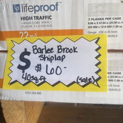 SALE Barlee Brook Shiplap 22 MIL × 8.7 in. Wx 48 in. L Click Lock Waterproof Luxury Vinyl Plank Flooring (20.1 sq. ft./ Case)